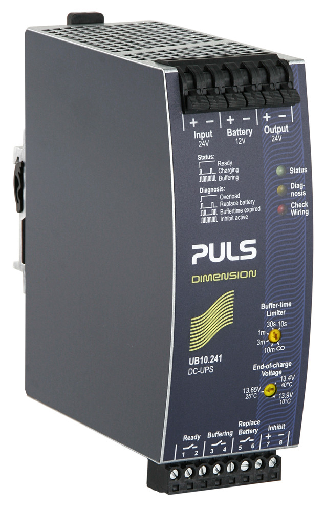 Batteri DC-DC-omvandlare Puls DC UPS, 24 V DC.