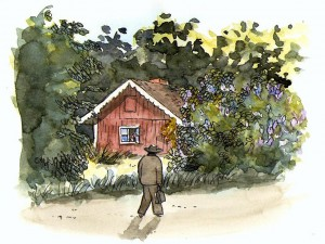 På våren 1934 knackade gårdfarihandlaren och södertörnskildraren Viktor Petterson på hos den 87-årige Per Erik och fick berättelsen om att Per Erik som 8-åring tagit sig till Galgstenen och upplevt