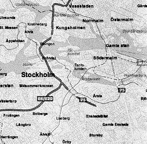 3 Områdes-/objektsbeskrivning Årstastråket och aktuellt område ligger söder om Stockholms centrum och en dryg kilometer väster om Globen, (Figur 3).