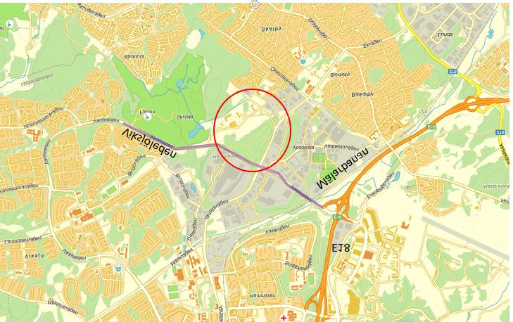 5 (25) 1. Inledning Planområdet ligger i Järfälla kommun i närheten av Viksjöleden som är sekundär transportled för farligt gods, se figur 1.
