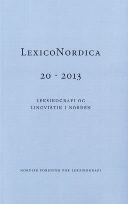 LexicoNordica Forfatter: Anmeldt værk: Sven-Göran Malmgren [Basala fackord] Basord i våra fackspråk. TNC 104. Solna: Terminologicentrum TNC 2012. 133 sidor. Pris: 477 SEK.