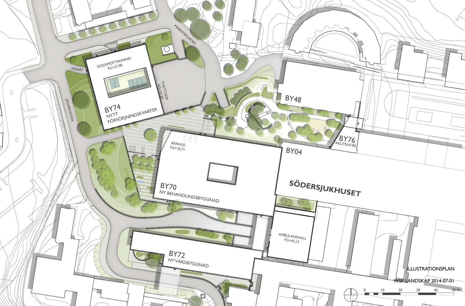 4 PLANERINGSFÖRUTSÄTTNINGAR 11.1 Detaljplan Byggrätten på området regleras av Stockholm stad genom detaljplan.