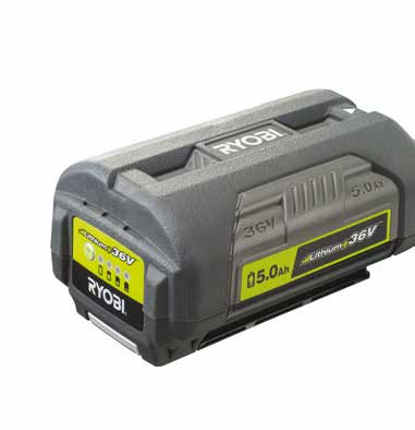 36V trädgårdsverktyg 36V trädgårdsverktyg Batteriet som tänker själv.