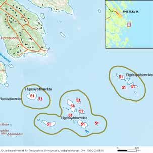 häckfågelfaunan i östra smålands ytterskärgård 1990-2008 89 Älgsbådarna Inv. objekt nr 50. Västerviks kommun. Fågelskyddsområde. Stort fågelvärde.