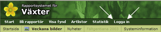 Gå till startsidan. Klicka på fliken Logga in. Här skriver du in användarnamn och lösenord. Klicka på knappen Logga in eller tryck på Entertangenten.