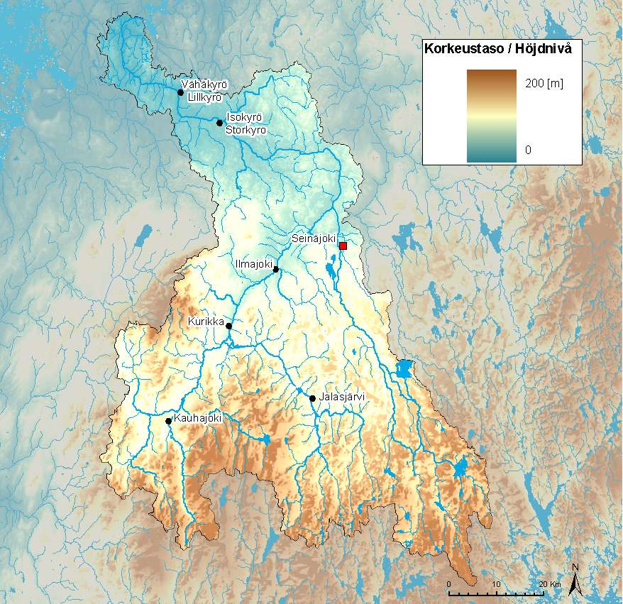 Ett särdrag för jordmånen i Kyrö älvs nedre och mellersta lopp utgörs av de sura sulfatjordarna. De har uppstått under Litorinaperioden för över 4000 år sedan.