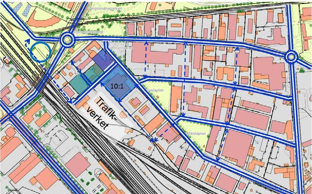 Förutsättningar Boländerna är huvudsakligen ett industriområde men i kv Gudur finns bostadshus som är äldre än den gällande detaljplanen från 1934.
