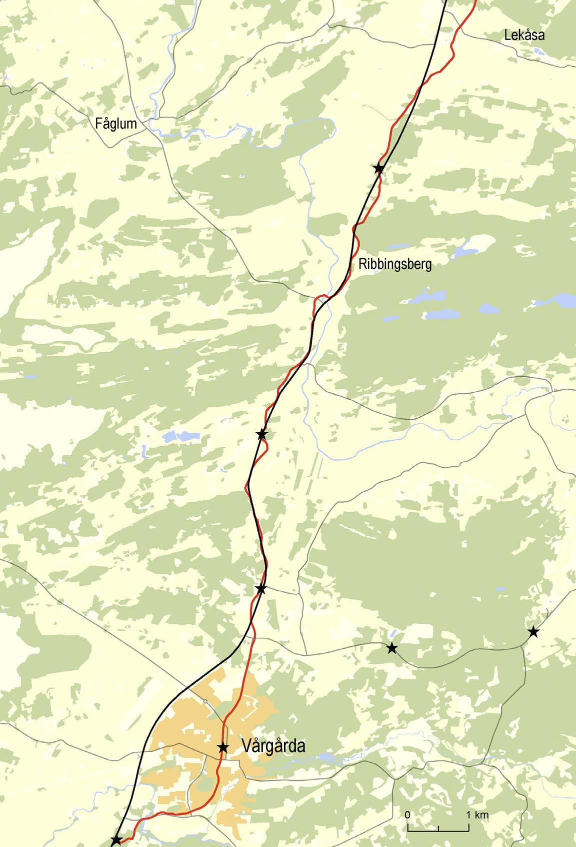 Landskapet kring Södra Härene, Fötene och Ribbingsberg är utpekade av länsstyrelsen som regionalt värdefullt odlingslandskap, med särskild hänsyn till kulturvärdena i området.