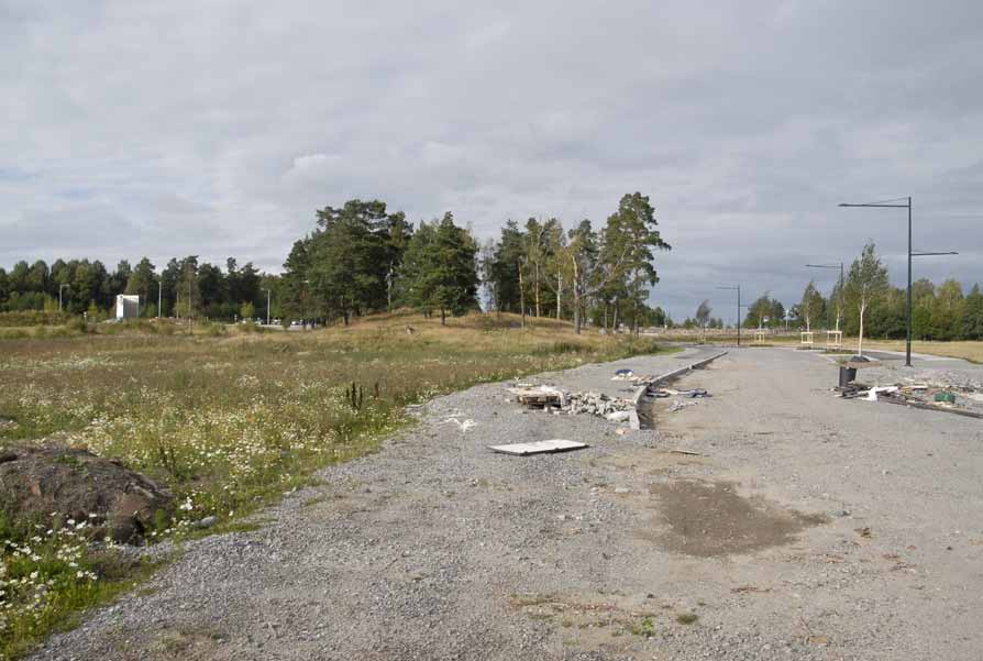 Under två dagar i maj genomförde Arkeologistik AB en förundersökning i avgränsande syfte av det lilla gravfältet 67:1 och 2 samt det större 79:1 i Arninge.