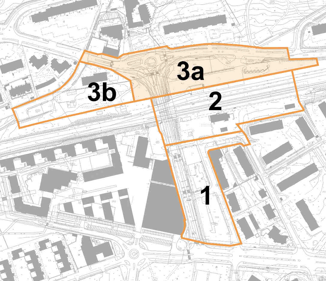 FCG Finnish Consulting Group Oy Detaljplanebesrivning () Cenum, området norr om järnvägen, inftsperingsområdet -C783 8..0 Planområdet (nr 3a på bild ) är en del av detaljplanområdet Cenum.