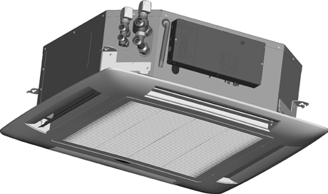 Dimensioner, mm 42GW 500/509-600/609-701/709 (stor ram) Enhet med tvåvägsventiler 195 370 177 822 879 822 302 150 812 960 302 172 109 96 56 167 47 152 148 115 100 37 Se detalj B Flexibel