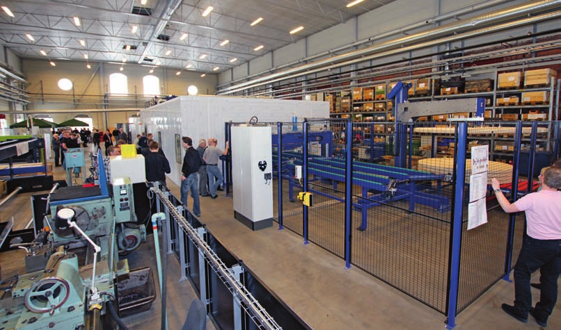 Stora maskiner kräver stora lokaler. I februari bjöd Hestra Automation in till öppet hus för kunder och leverantörer för att fira flytten till Gislaved och nya, fina lokaler.