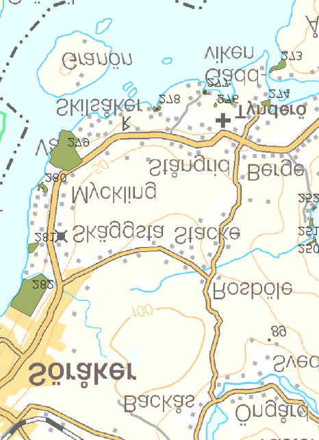 Kustinventeringen 2002-2004, Timrå kommun 273 Laxbodsand 1594726 Y 6925858 NV: 1 Areal 5,2 ha Biotopbeskrivning: Lövdominerad havsstrand, med sten, sand och finsediment.