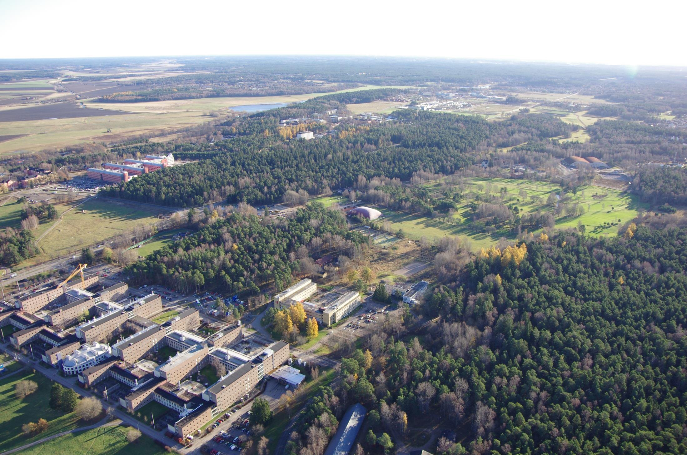 Ulleråker en del av Uppsala och världen Arlanda Stockholm Mälaren Nåntuna Fyrisån Ultuna