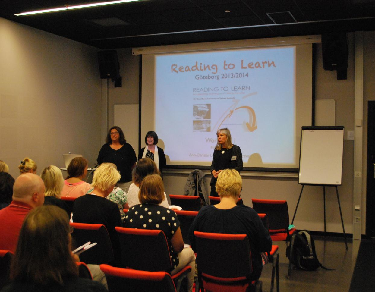 Reading to Learn i Göteborg 2013/2014 Pernilla Andersson Varga & Susanne Staf