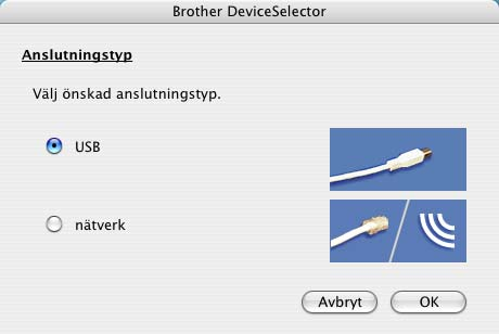 Steg 2 Installera drivrutin och programvara För användare av USB-gränssnitt För Mac OS X 10.2.4 eller senare Viktigt Kontrollera att du har gjort klart instruktionerna i steg 1 Installation av enheten på sidan 4-9.