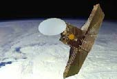 Svenska satelliter Odin 20 februari 2001 studerar atmosfären och undersöker rymden