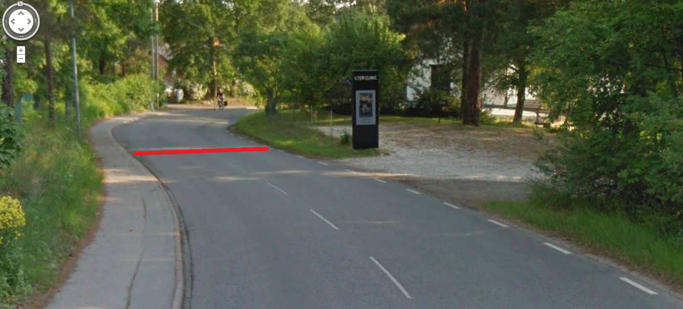 19(20) Lahällsvägen kommer att få en förbättrad trafiksäkerhetssituation efter genomförandet av hastighetsreducerande trafiksäkerhetsåtgärder som är aktuella för projektet Hastighetsdialogen.