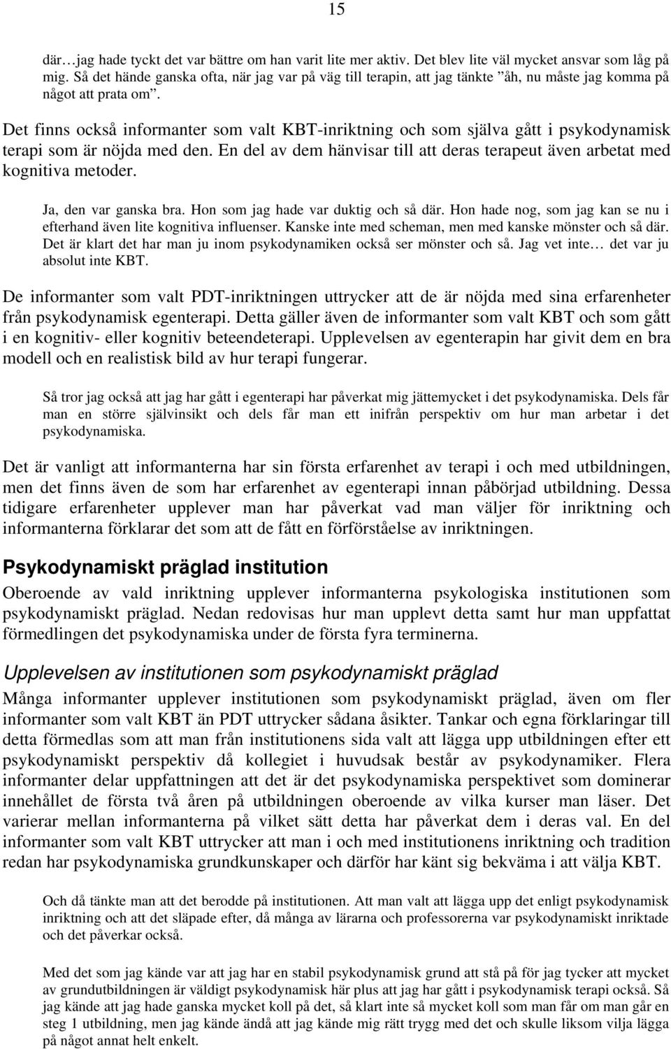 PSYKOLOGSTUDENTERS VAL AV TERAPIINRIKTNING - PDF Free Download