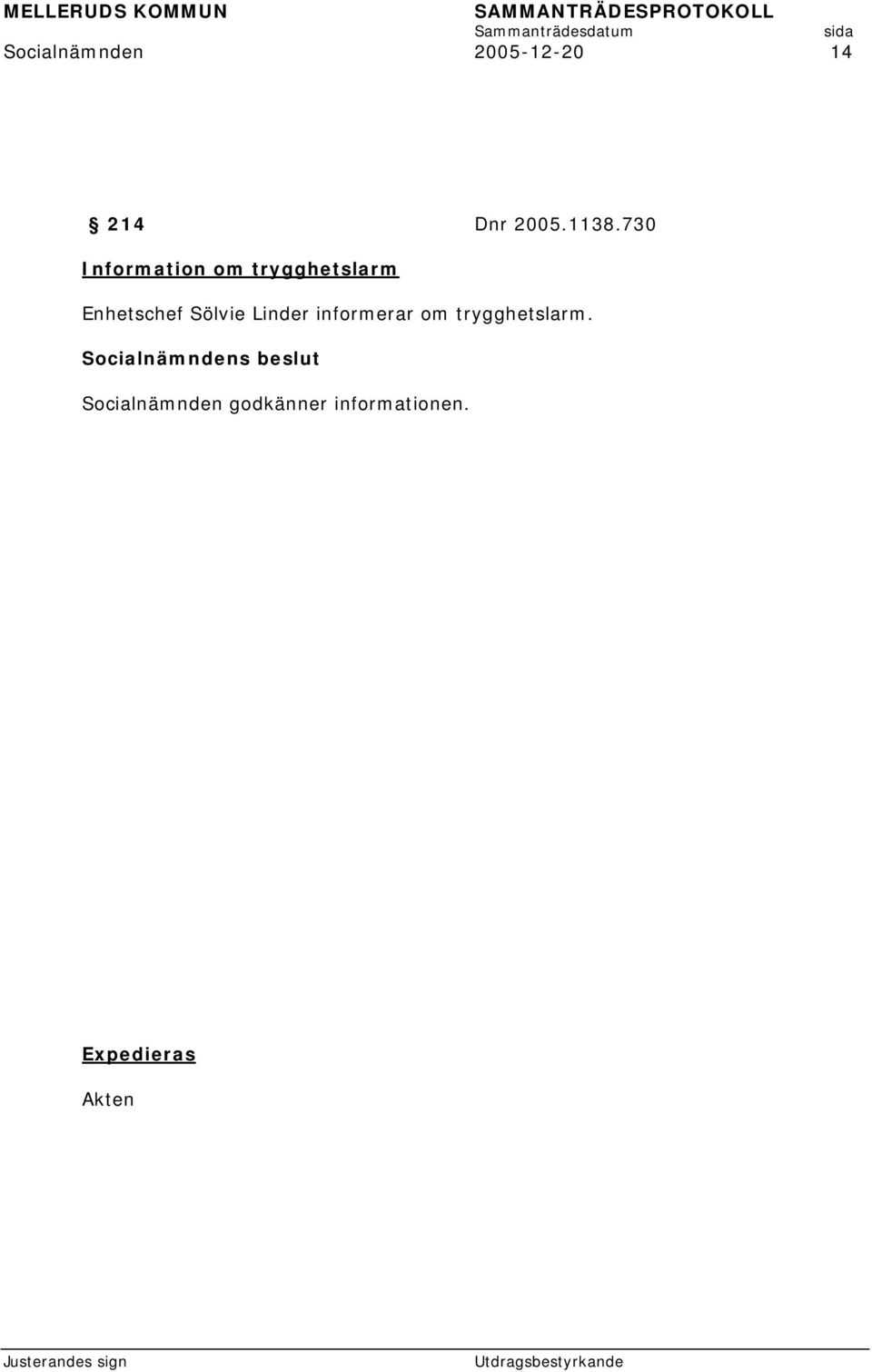 Enhetschef Sölvie Linder informerar om