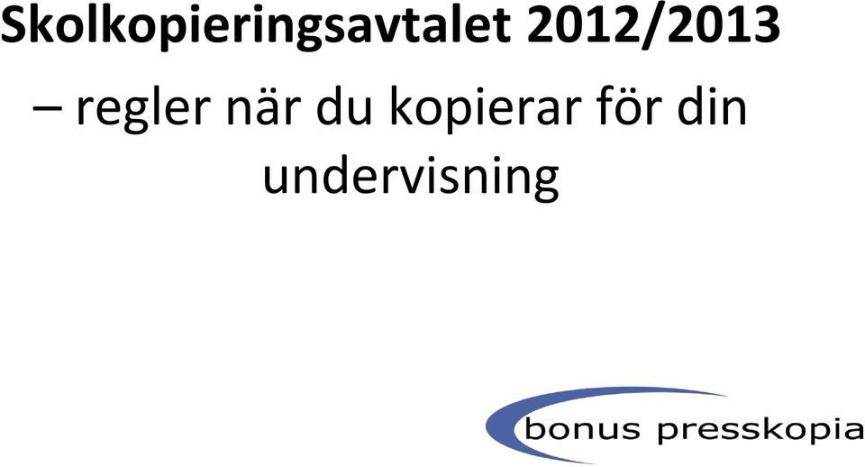 kopierar