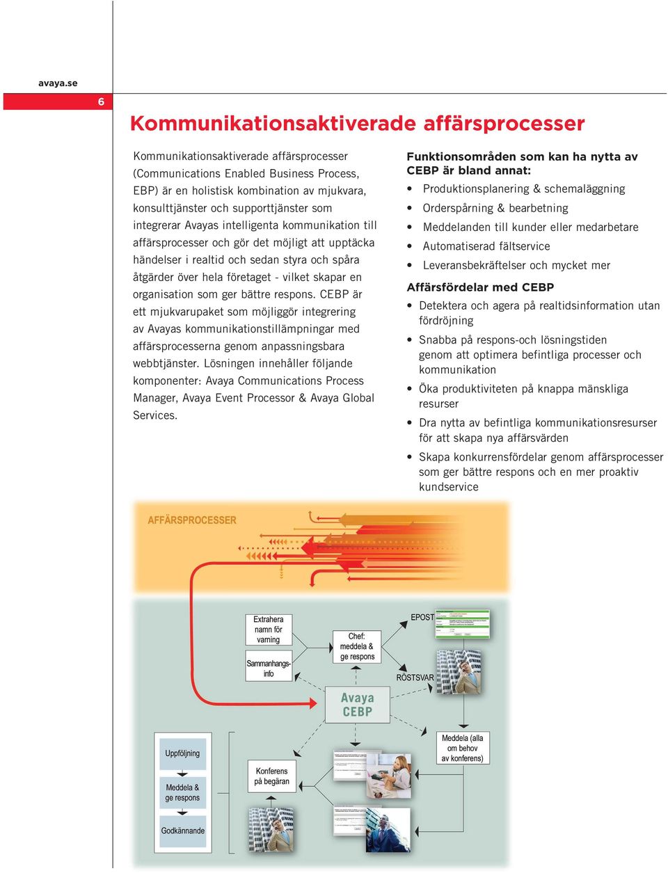 vilket skapar en organisation som ger bättre respons.