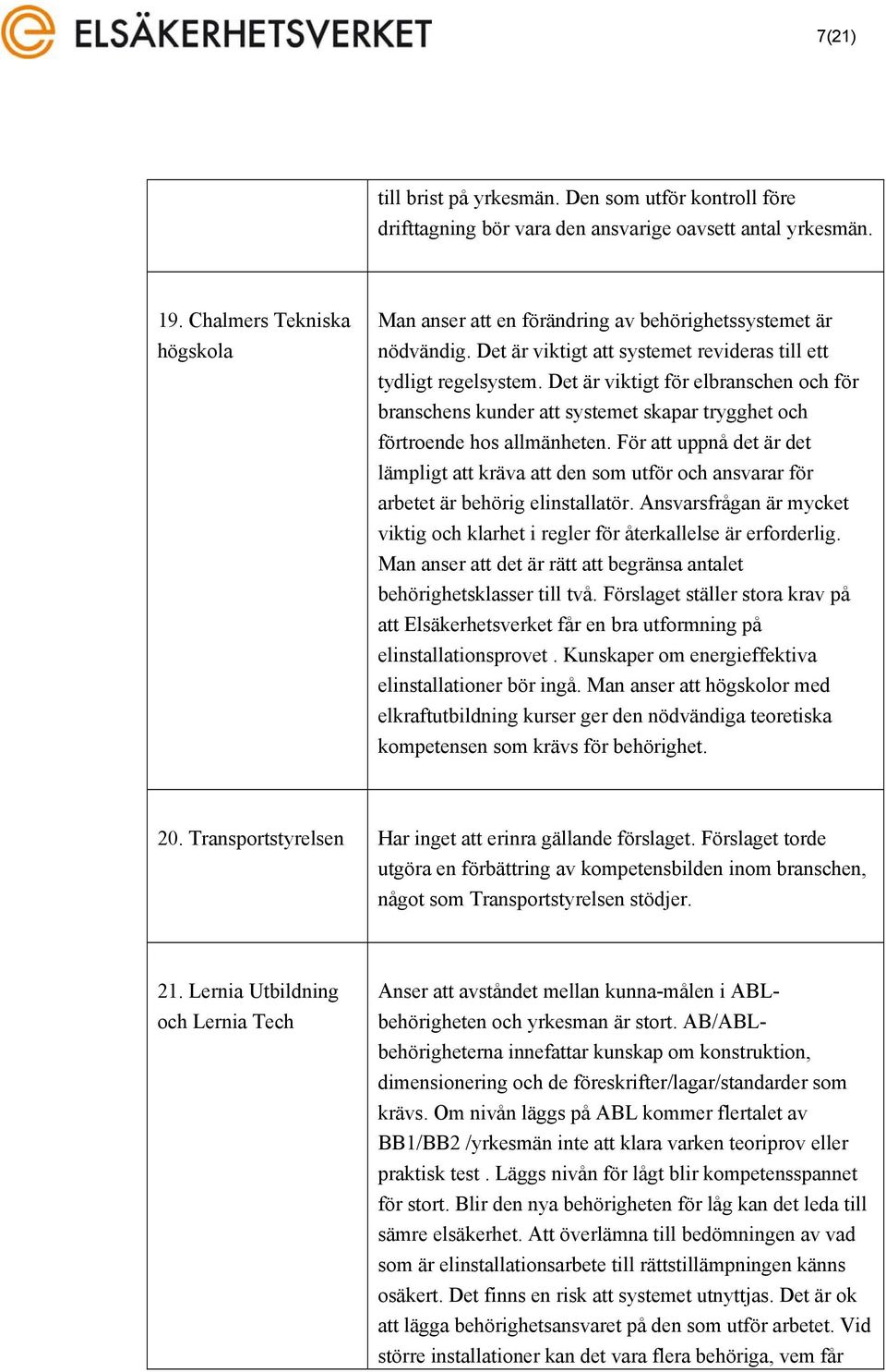 Det är viktigt för elbranschen och för branschens kunder att systemet skapar trygghet och förtroende hos allmänheten.