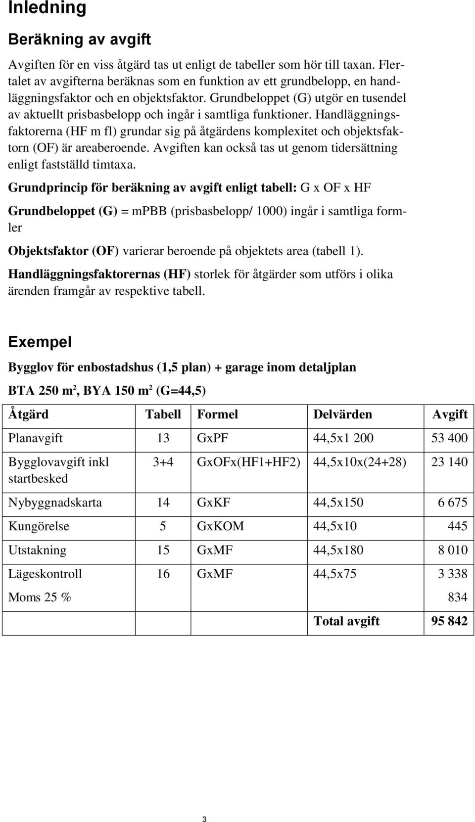 Grundbeloppet (G) utgör en tusendel av aktuellt prisbasbelopp och ingår i samtliga funktioner.