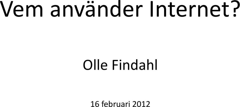 Olle Findahl