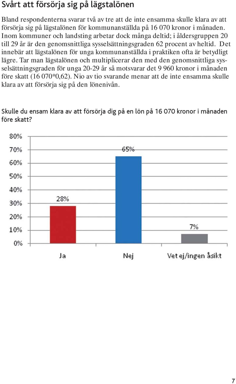 Det innebär att lägstalönen för unga kommunanställda i praktiken ofta är betydligt lägre.