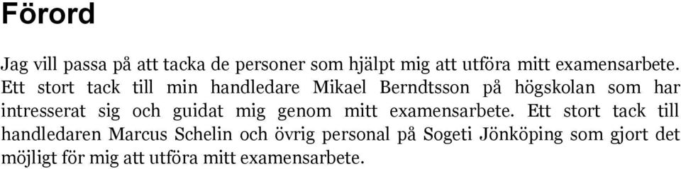 och guidat mig genom mitt examensarbete.