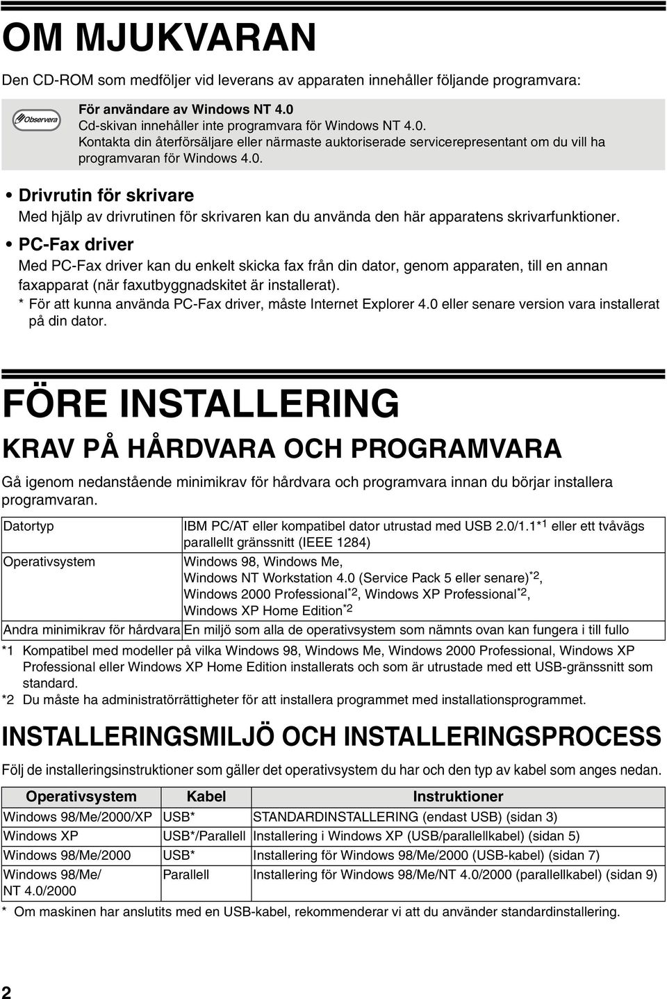 PC-Fax driver Med PC-Fax driver kan du enkelt skicka fax från din dator, genom apparaten, till en annan faxapparat (när faxutbyggnadskitet är installerat).