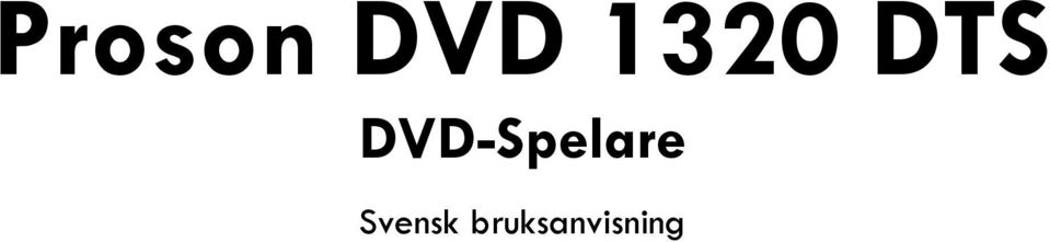 DVD-Spelare