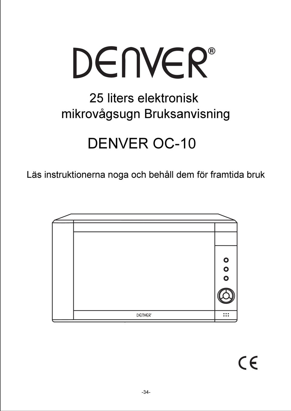 DENVER OC-10 Läs