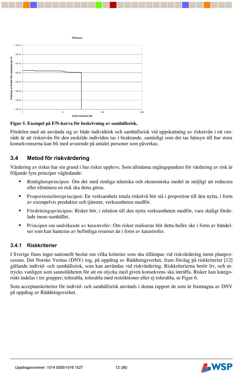 till hur stora konsekvenserna kan bli med avseende på antalet personer som påverkas. 3.4 Metod för riskvärdering Värdering av risker har sin grund i hur risker upplevs.