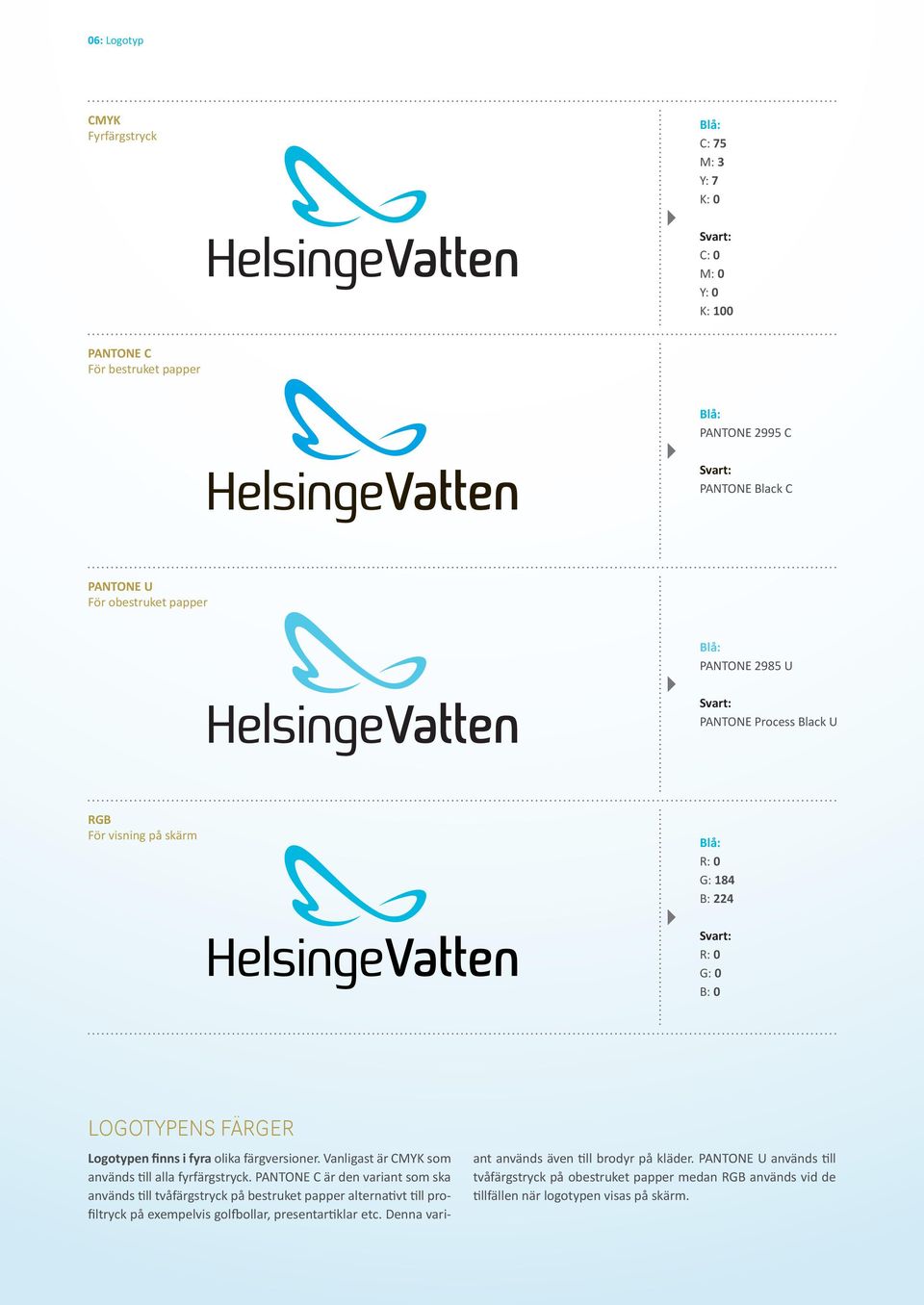 Vanligast är CMYK som används till alla fyrfärgstryck.