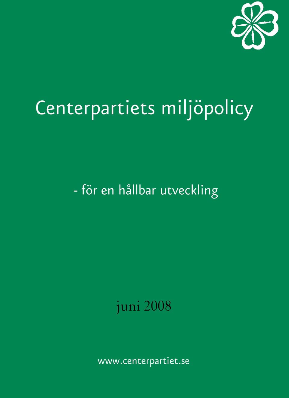 hållbar utveckling