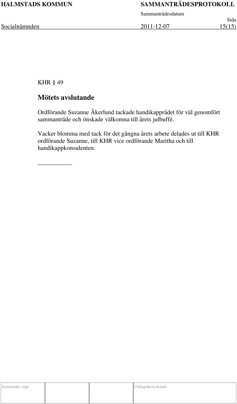 till årets julbuffé.