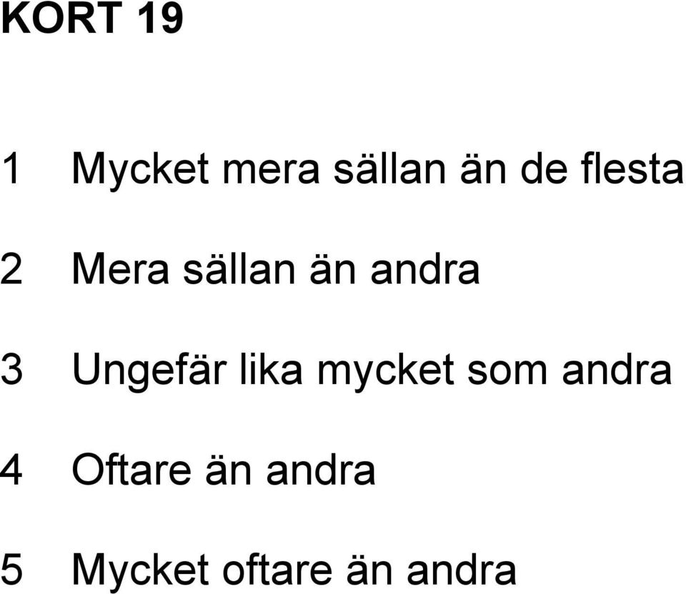 Ungefär lika mycket som andra 4