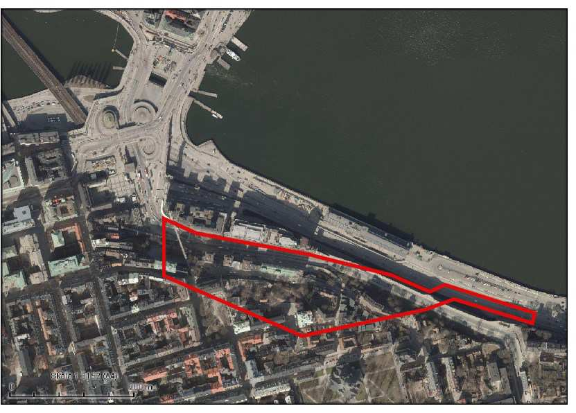Sida 12 (65) kvm. Planområdet avgränsas i norr av Stadsgårdsleden fram till konsthallen Fotografiska i öster. Från Högbergsgatan och vidare västerut mot Mosebacke torg och Hökens gata.