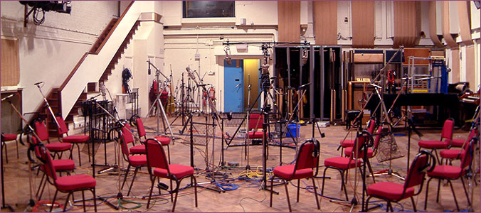 Akustisk/ mekaniska/ elektriska system Analoga Abbey Road studio 2 idag