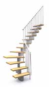 Oak90 / faktablad Oak90 består av 1 trappsteg med 1 steghöjder och räcke på en sida. Stegen, kompletta med räcke, är 70, 80 eller 90 cm breda.