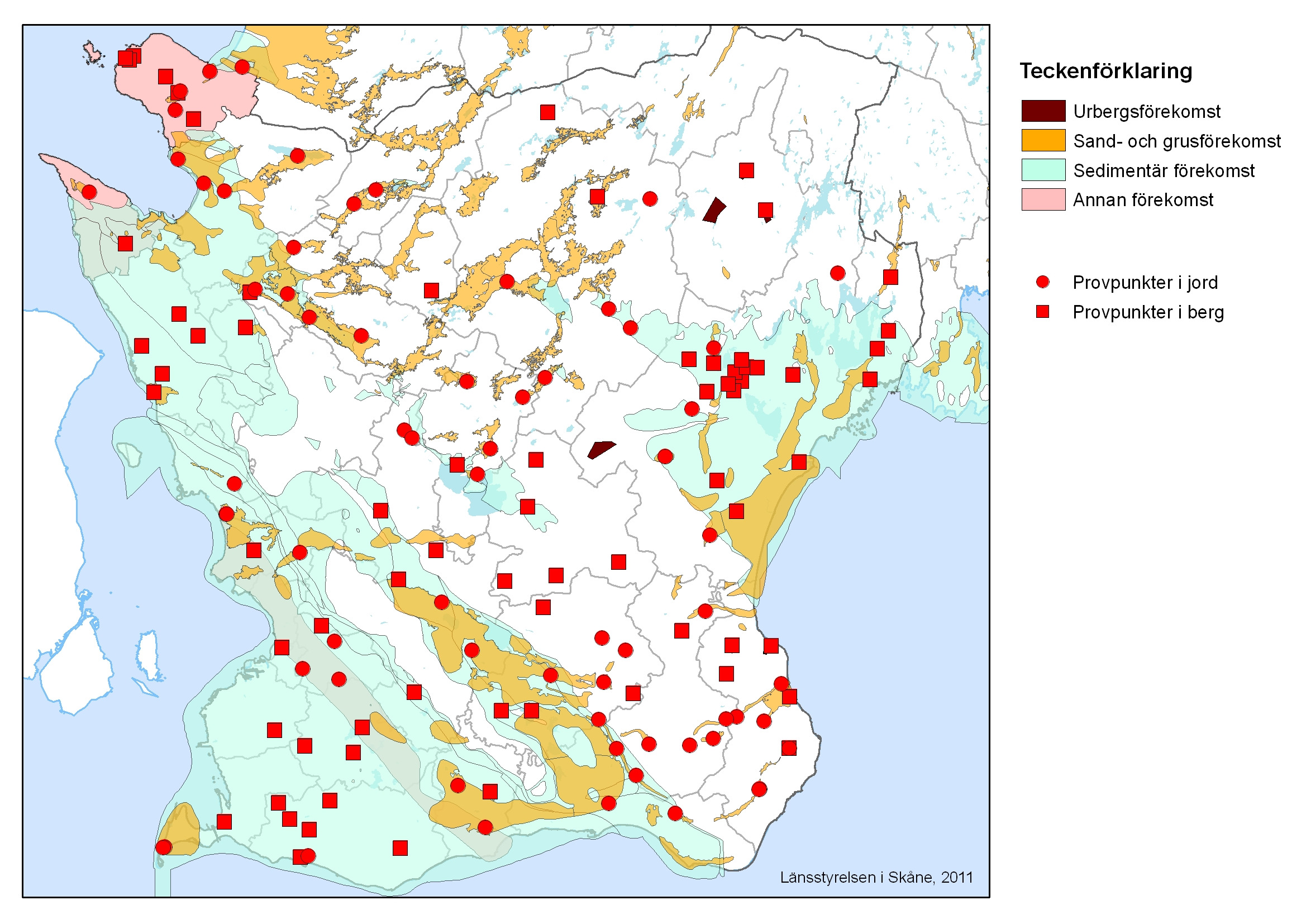 Miljöövervakning av grundvatten - fokus bekämpningsmedel 119 kommunala täkter 8 enskilda brunnar
