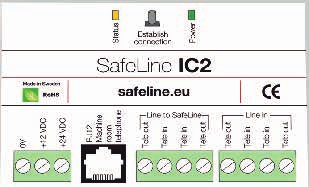 Installation ANSLUT TILL SAFELINE 3000 + 24 Volt * * Utgående telefonlinje* Utgående telefonlinje* Telefon med standardton * Vid delad