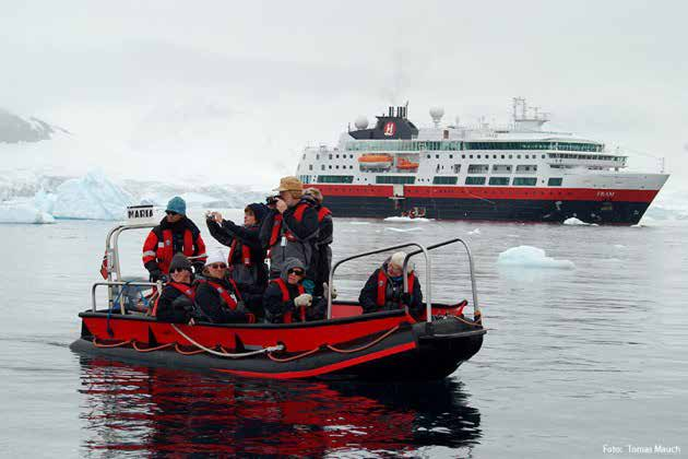Dag 17 18 7 8 feb Drakesundet Efter våra oförglömliga dagar i Antarktis tar oss MS Fram tryggt tillbaka över Drakesundet mot Sydamerikas kust.