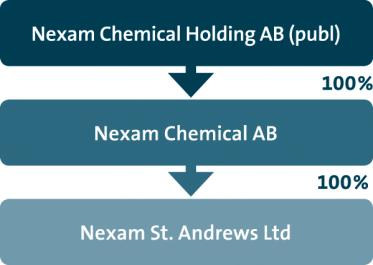 Nexam Chemical Holding AB är ett svenskt publikt aktiebolag med organisationsnummer 556919-9432.