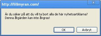 2. Tryck sedan på Ta bort valda