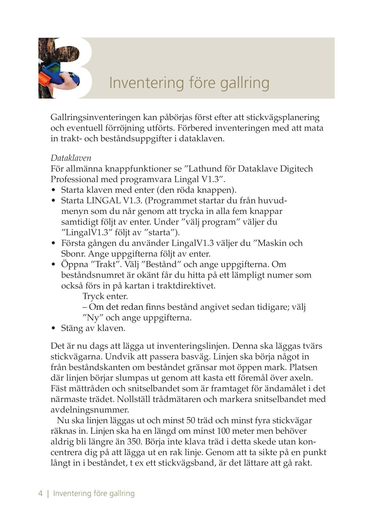 Bilaga 1: Arbetsinstruktion