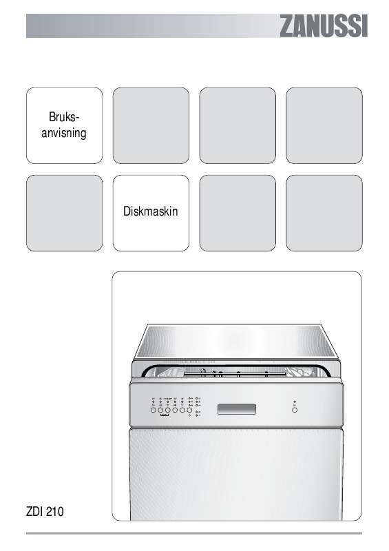 Du kan läsa rekommendationerna i instruktionsboken, den tekniska specifikationen eller installationsanvisningarna för ZANUSSI ZDI210N.