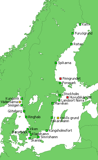 Skillnader mellan olika bassänger Skagerrak och Kattegatt högt vid västvindar Södra Kattegatt, Öresund